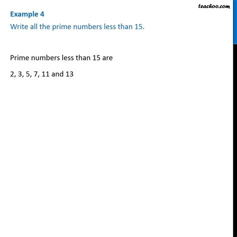 prime numbers less than 15